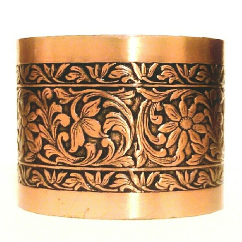 coppercraft  }}}  vintage copper cuff